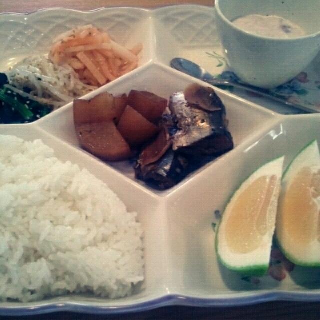 お昼も圧力