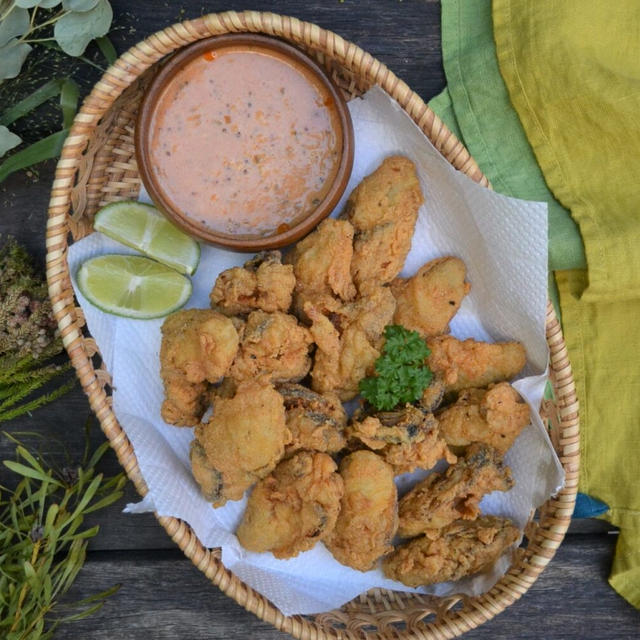 Creole Style Fried Oysters クレオール風牡蠣フライ