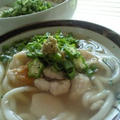 レシピ鶏二種の簡単うどん