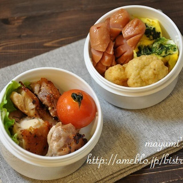 簡単！お弁当レシピ～ジューシー♪チキンソテー弁当～