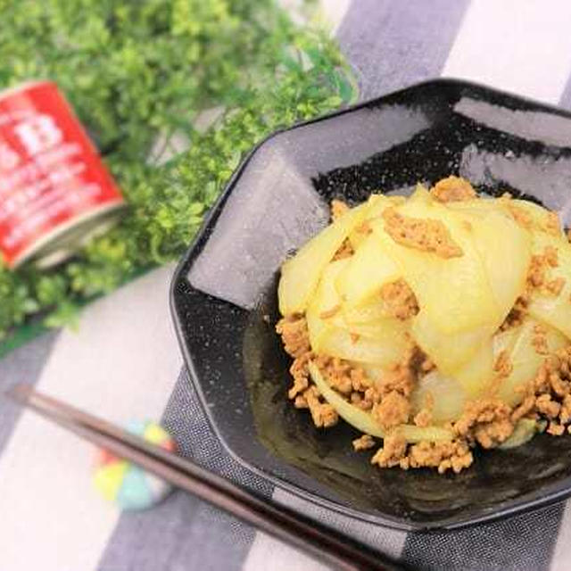 新玉ねぎとひき肉のカレー炒め