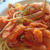 蟹とえびのトマトクリームパスタ