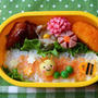 キャラ弁**いもむしさんとハチさん
