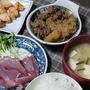 肉じゃがとお刺身～♪　5人前\870