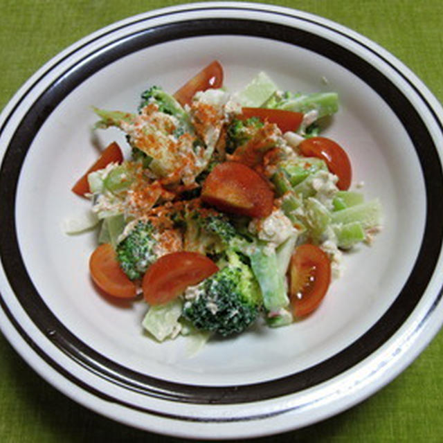 カイエンペッパーでピリ辛 ブロッコリーとツナのサラダ By 仁平さん レシピブログ 料理ブログのレシピ満載