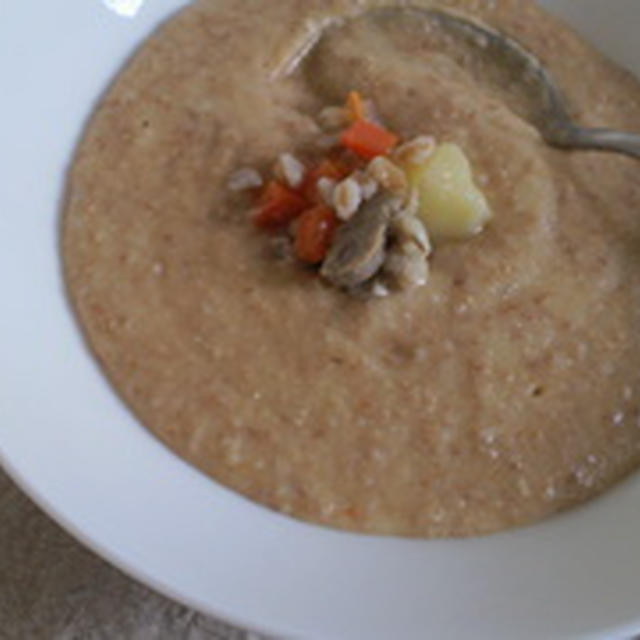 スペルト小麦のスープ