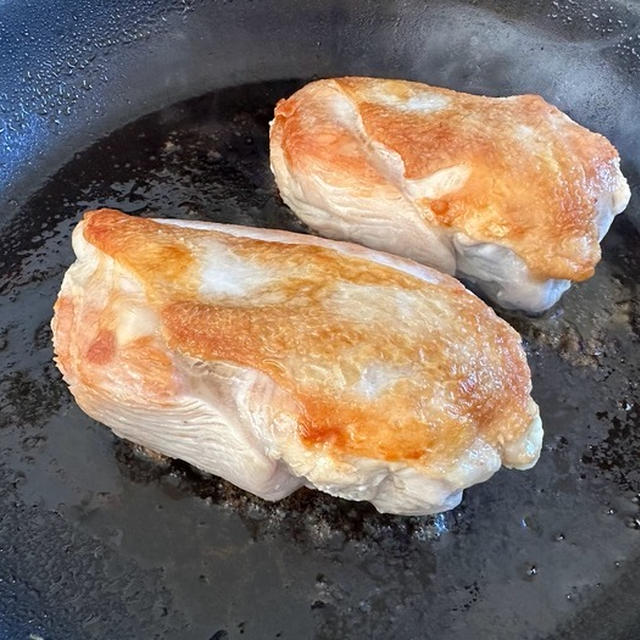 「焼き過ぎて固くなる」を解消する鶏むね肉の焼き方（鶏もも肉・豚ロース肉・サーロインの焼き方リンク付き）と昨日の晩ごはん