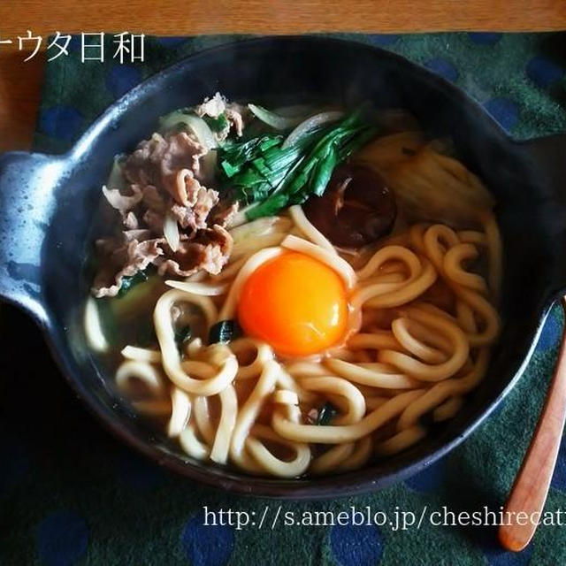 すき焼きうどん