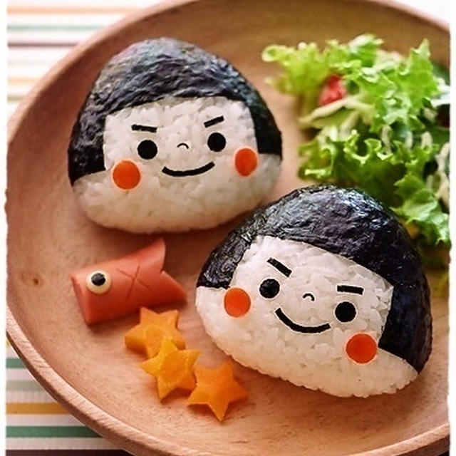 レシピブログ連載【こどもの日に♪金太郎おにぎり】
