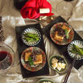 和食に日本ワイン*焼き厚揚げのワイン肉そぼろかけ