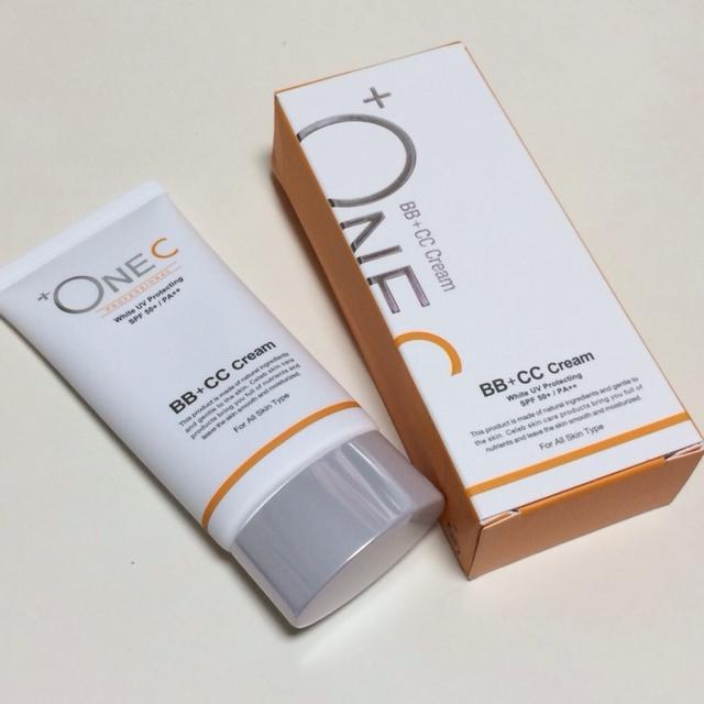 昨日お届けされた＋OenC BB+CCクリーム