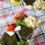 長女に届けるおにぎり弁当