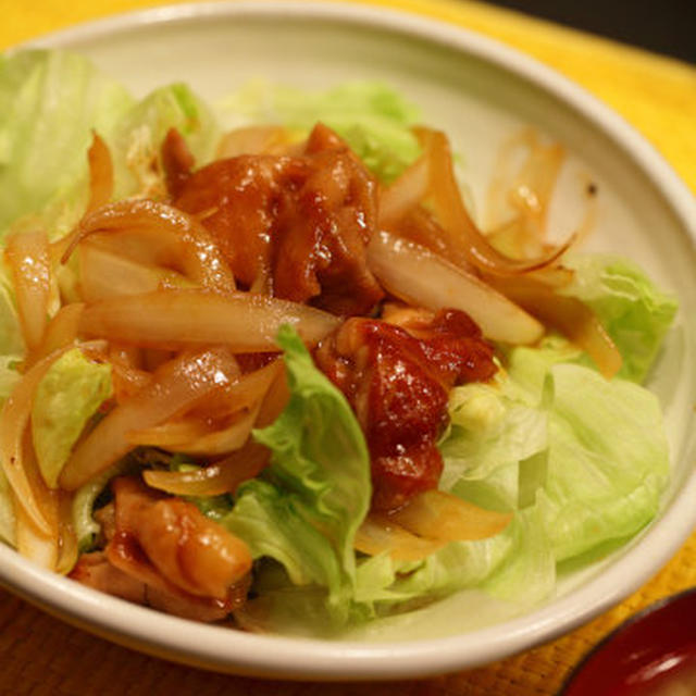 鶏肉と玉葱のだしうま煮