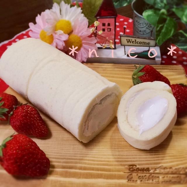 ＊真っ白な♪豆乳ロールケーキ♡♡＊