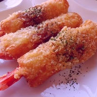 タルタル入り竹輪海老フライ♪