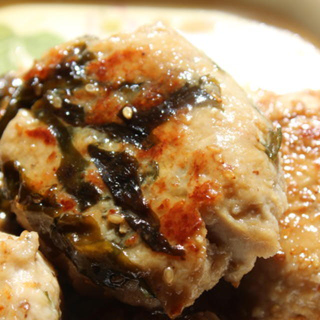 鶏ムネ肉と高野豆腐の根菜バーグ☆