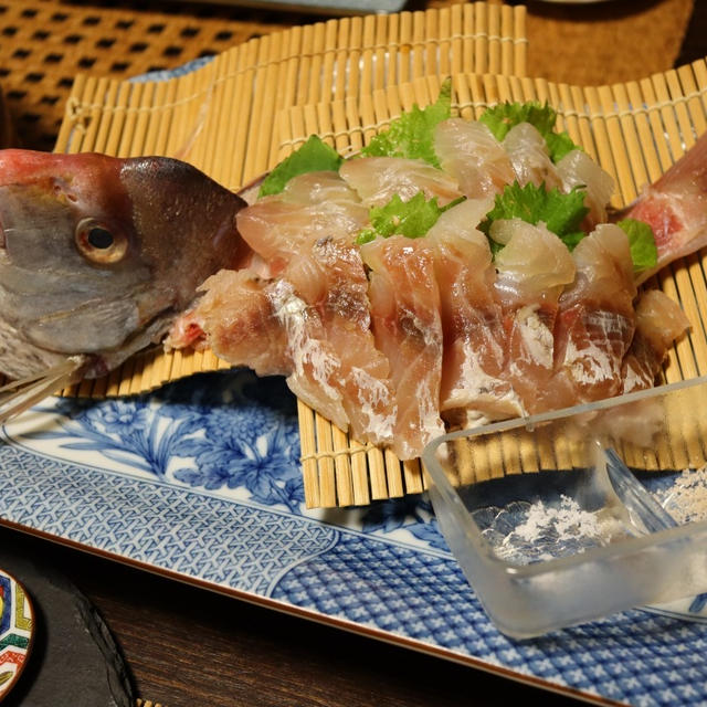 千葉県産： チダイの昆布じめ