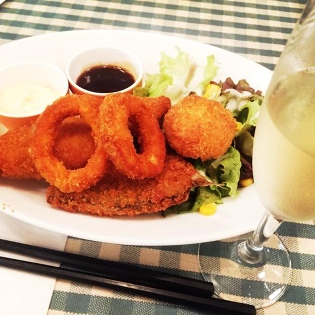 今日のランチ　フライ　TOKYO Mar Mare