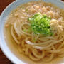 今朝は香川風にいりこだしで「かけうどん」