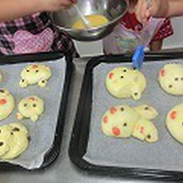 子供たちのパン作り（夏休みパン作り）