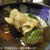 松の舞と湯葉の炊いたん　松の舞は甘長とうがらしです
