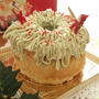 クリスマス仕様♪抹茶クリームリースのＨＭシナモンシフォン
