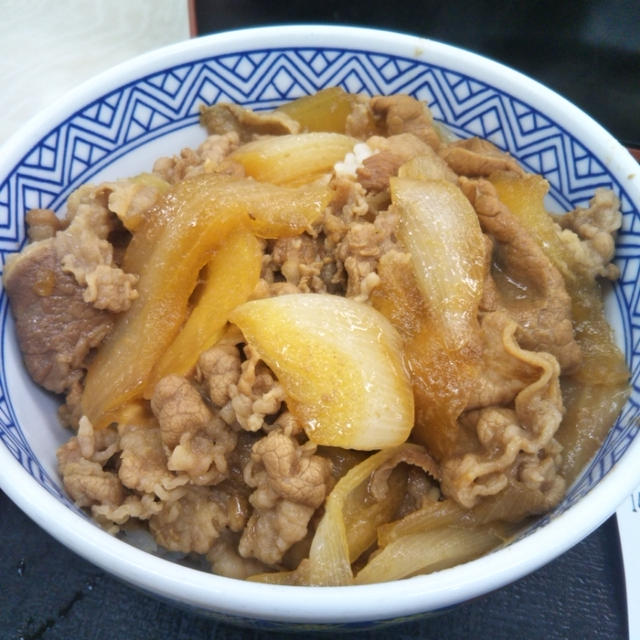 吉野家☆10分で牛丼を食べる！