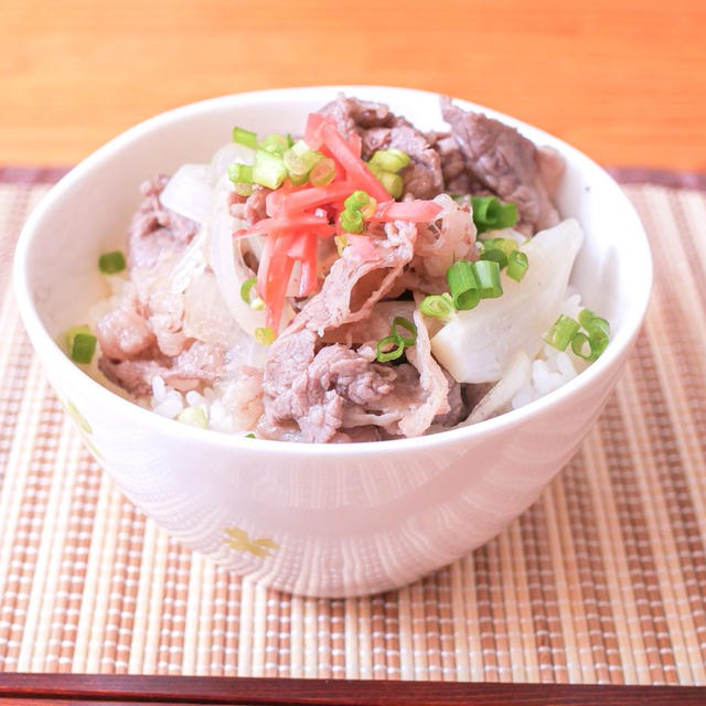新発見！レンジで味しみ牛丼を簡単に作る方法