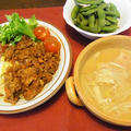 在庫整理のタコライス&サクラ餡パン