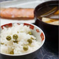 おいしい豆ごはんのレシピ。と、春の食卓。