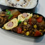 お弁当（挽き肉＆コーンのウスターソース炒め）