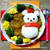 リラックマ雪だるまのクリスマス♡デコカレー