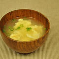 ヤマキ“割烹白だし”で作る　たまごスープ