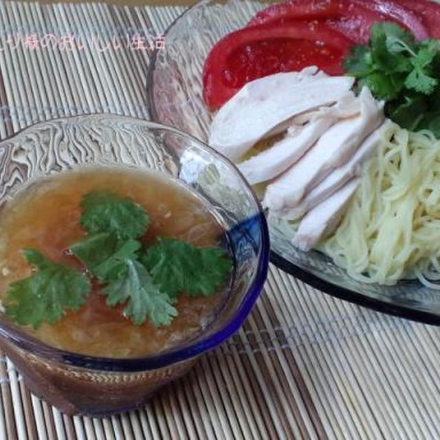 たまにはこんなのも…グレープフルーツで麺つゆを