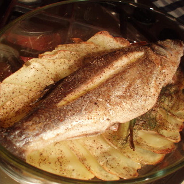ブランジーノの塩焼き
