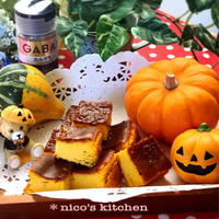 ＊ハロウィンに♪ミキサーでちょっぱやｗかぼちゃのベイクドチーズケーキ＊