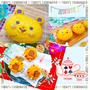 ハロウィンレシピ♪カボチャの焼きチョコカップケーキ＆キャラのイラスト