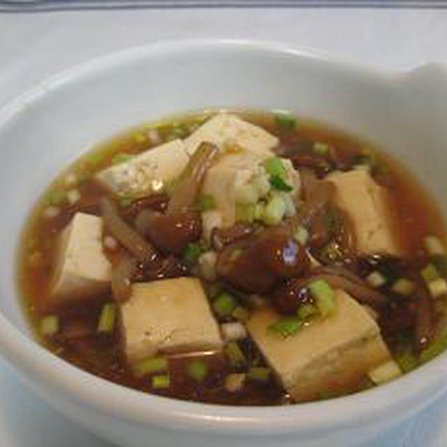 豆腐なめこあんかけ
