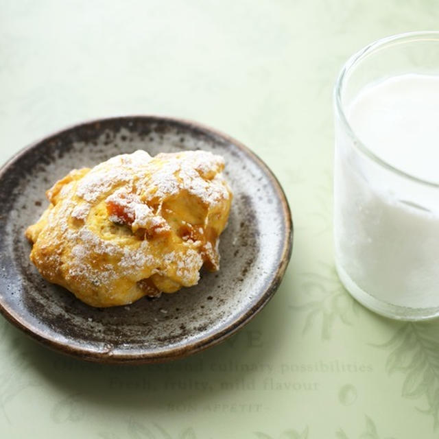 ホットケーキミックスで作る、簡単カボチャパン☆野菜のおやつ♪