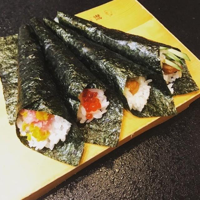 手巻き寿司100円！築地玉寿司本店◇お腹いっぱい堪能したお話