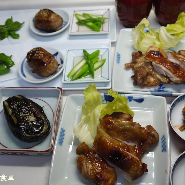 献立変更多々！の夕食。