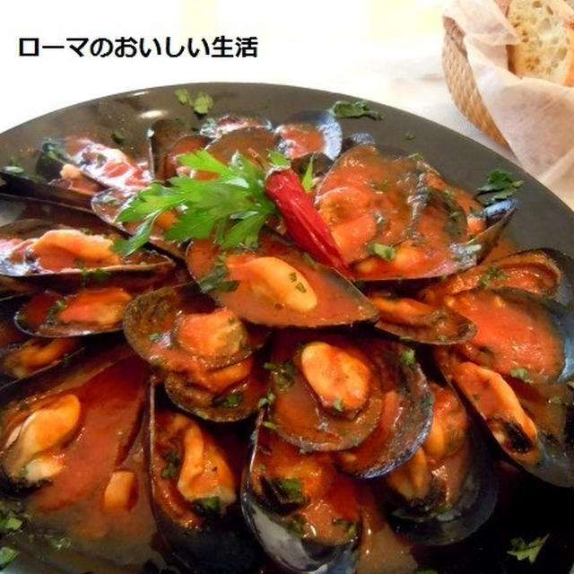 コッツェ（ムール貝）のマリナラソース