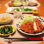 『豚カツ』とストウブで『小さいおかず』の献立。
