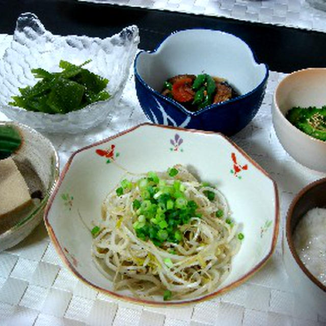 質素なおかず