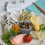 わかめご飯のおにぎりワンプレート