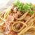 きのことベーコンのさっぱりバターしょうゆパスタ