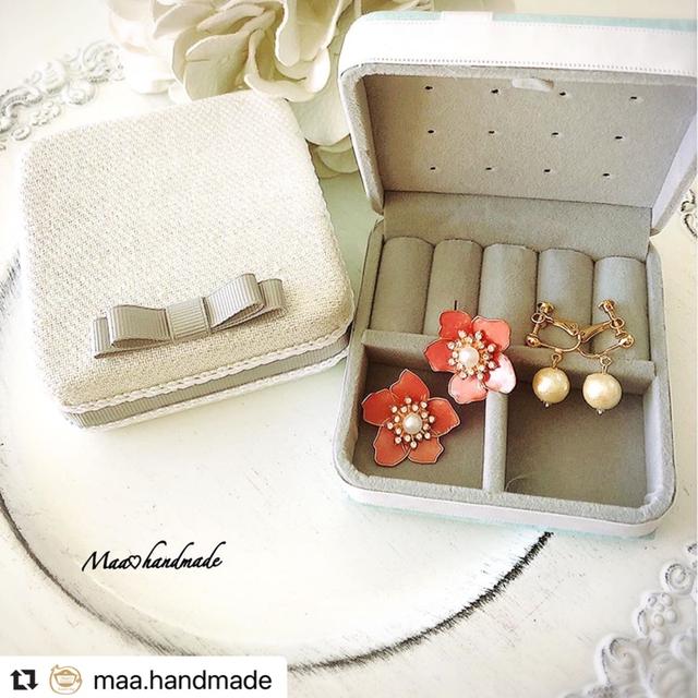 阪神百貨店西宮店お久しぶりのワークショップ♡maa.handmade先生のジュエリーボ...