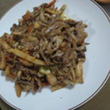 海鮮肉野菜オイスターソース炒め