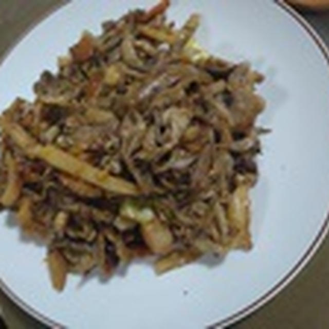 海鮮肉野菜オイスターソース炒め