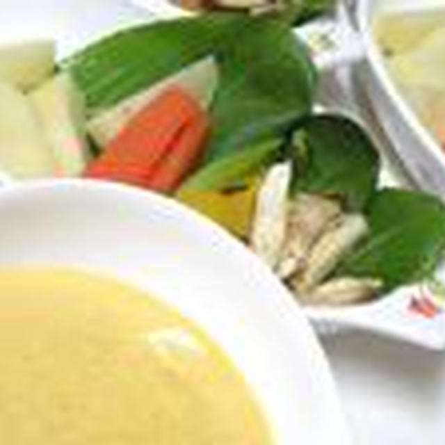 温野菜の味噌ソース焼き